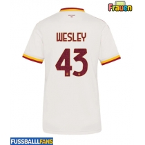 AS Roma Wesley Franca #43 Auswärtstrikot Frauen 2026-27 Kurzarm